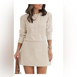 🆕Cable Knit Sweater Dress